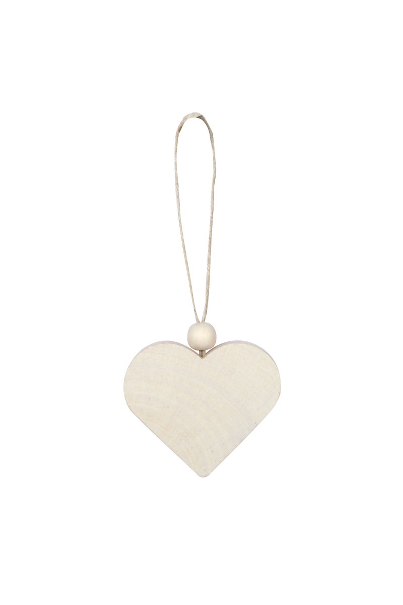 Aarikka Heart Ornament, White - pirkko. Aarikka