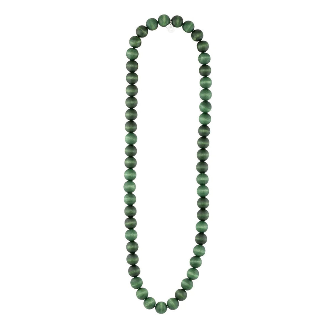 Aarikka Suometar Necklace, Green - pirkko. Aarikka