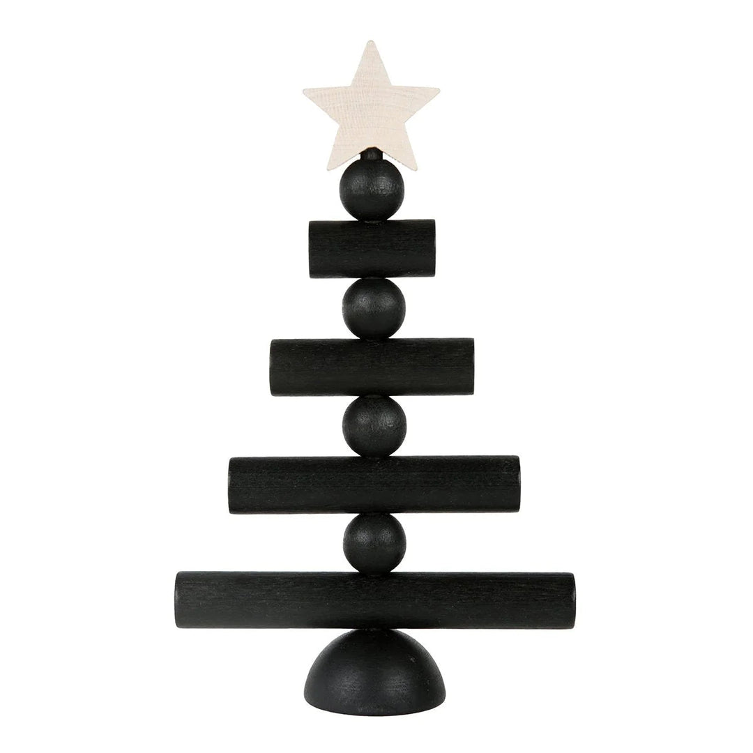 Aarikka Tree Table Decoration, Black - pirkko. Aarikka