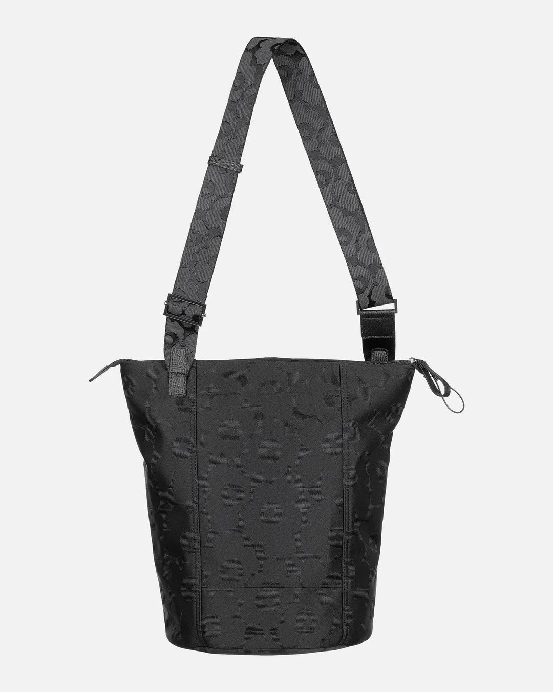 All Day Bucket Shoulder Bag | Black Unikko - pirkko. Marimekko