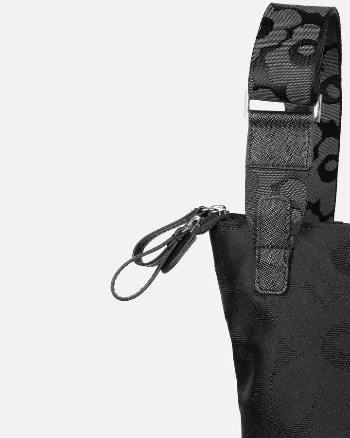 All Day Bucket Shoulder Bag | Black Unikko - pirkko. Marimekko