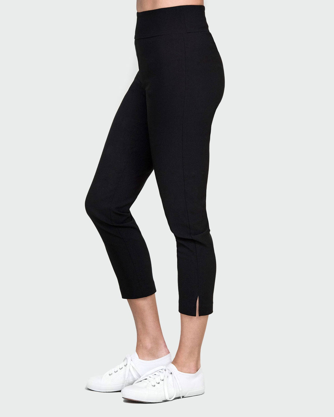 Eeva Crop Pant, Black - pirkko. Falla Finland