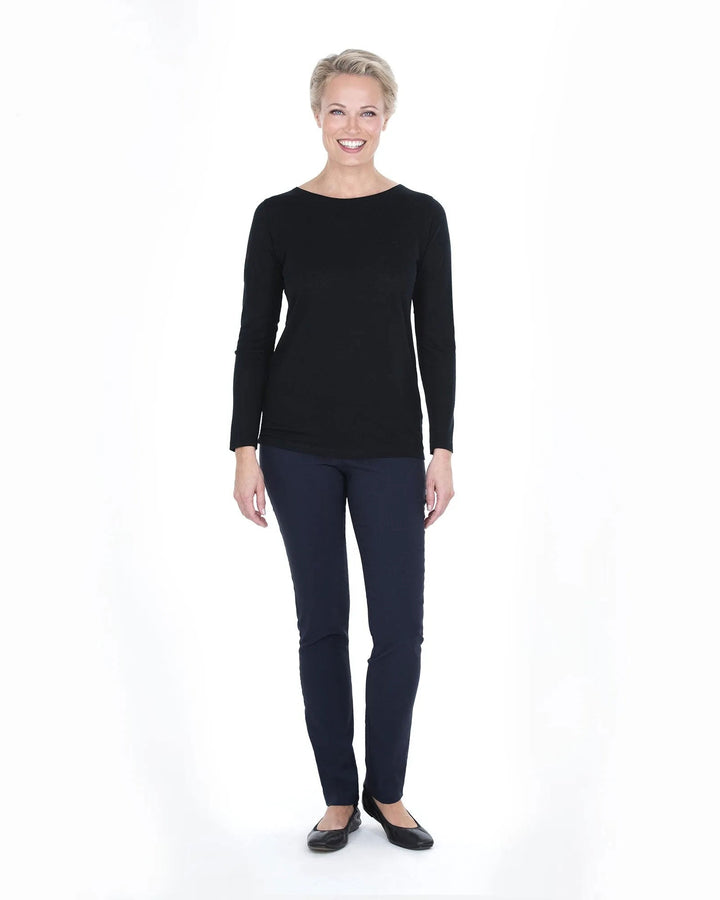 Eeva Pant Long, Navy - pirkko. Falla Finland