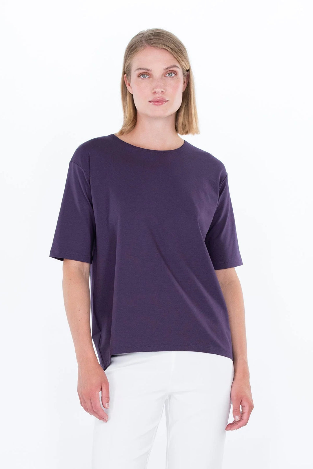 Falla Finland | Mesi Jersey Tunic | Dark Purple - pirkko. Falla Finland