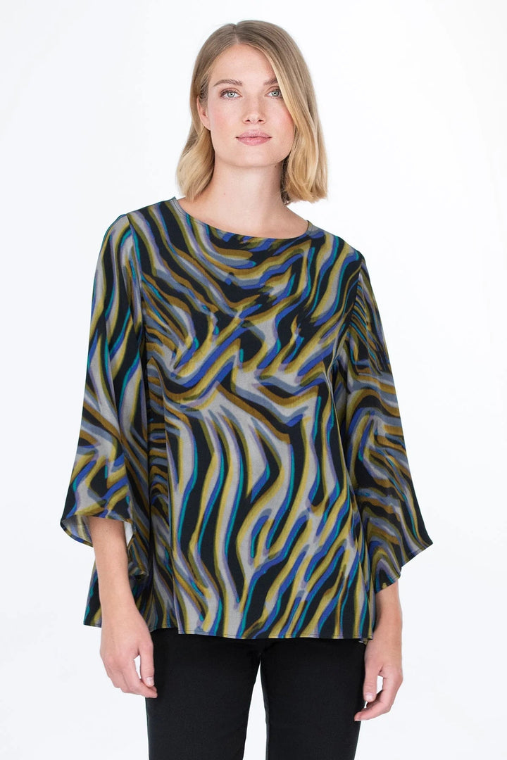 Falla Finland, Safiiri 3/4 Sleeve Top - pirkko. Falla Finland