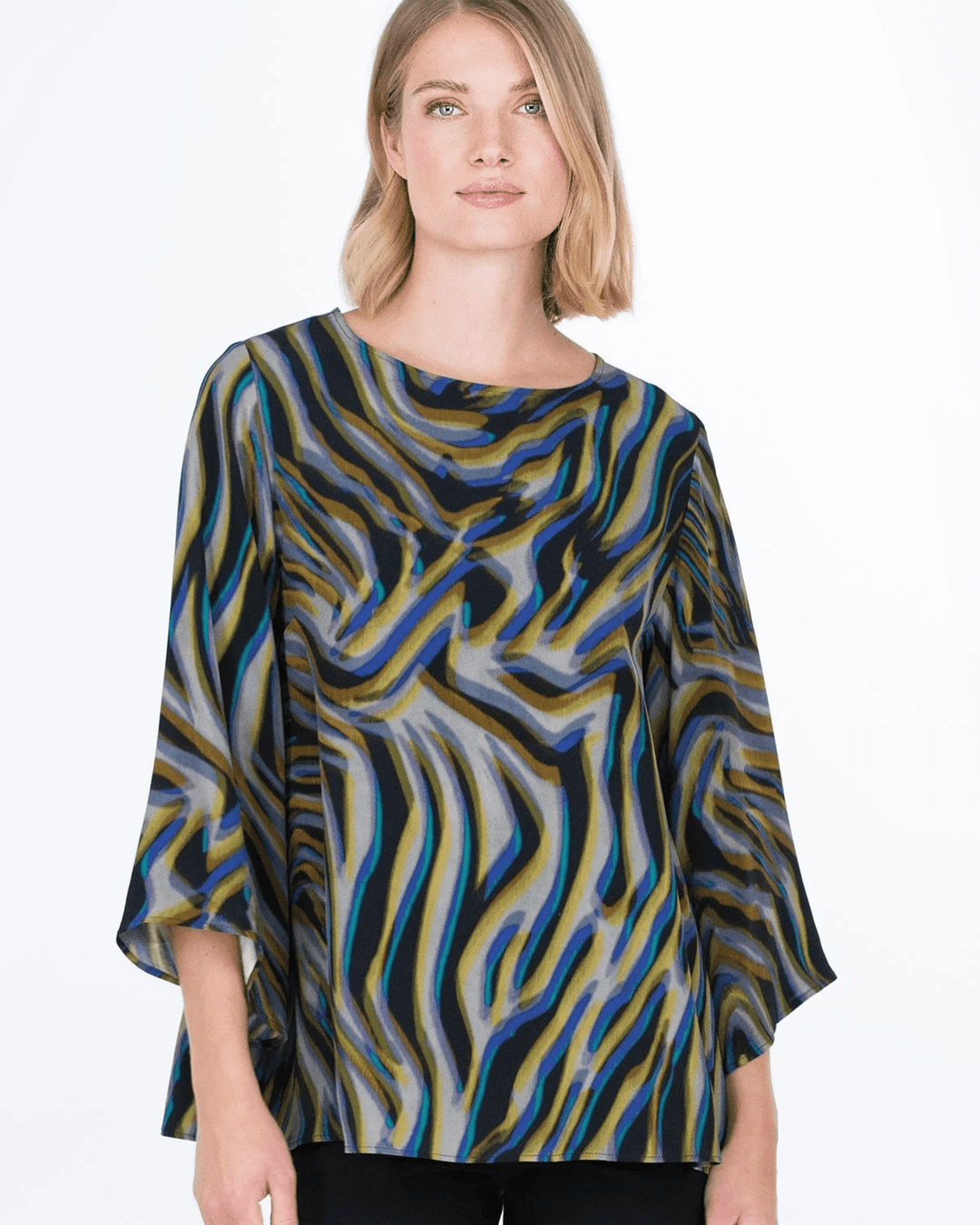 Falla Finland | Safiiri 3/4 Sleeve Top - pirkko. Falla Finland