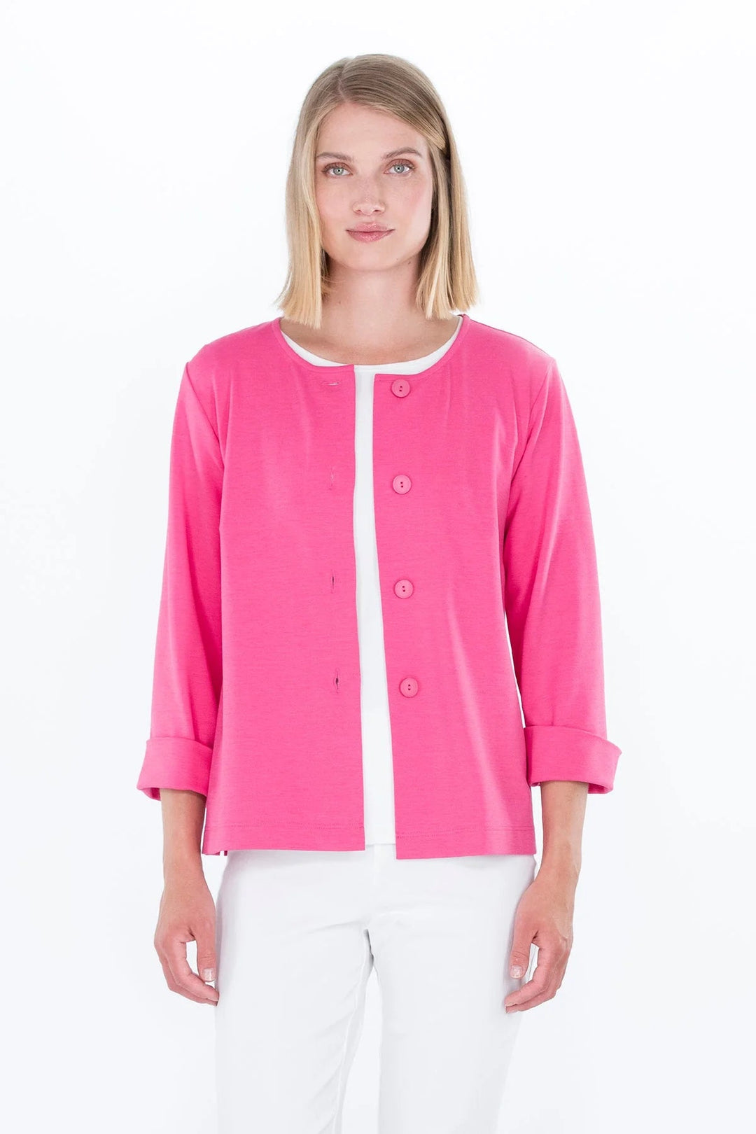 Falla Finland | Serata Ponte Jacket | Pink - pirkko. Falla Finland