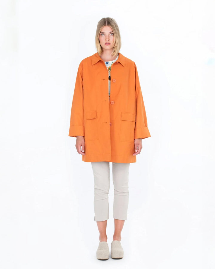 Falla Finland Uoma Coat, Burned Orange - pirkko. Falla Finland