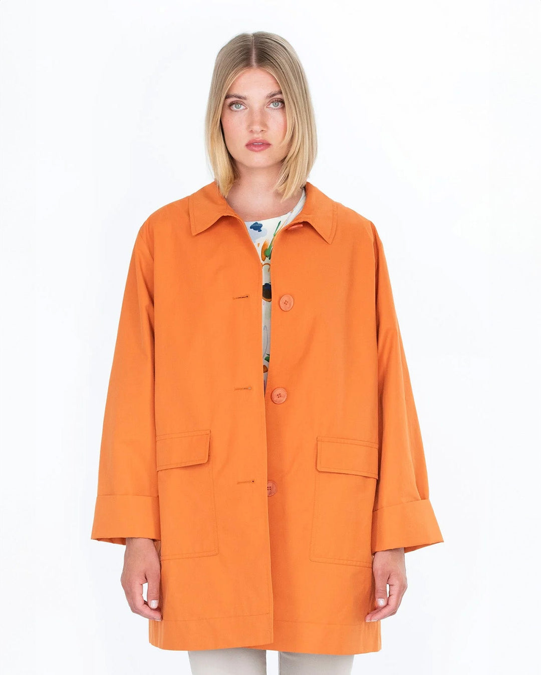 Falla Finland Uoma Coat, Burned Orange - pirkko. Falla Finland