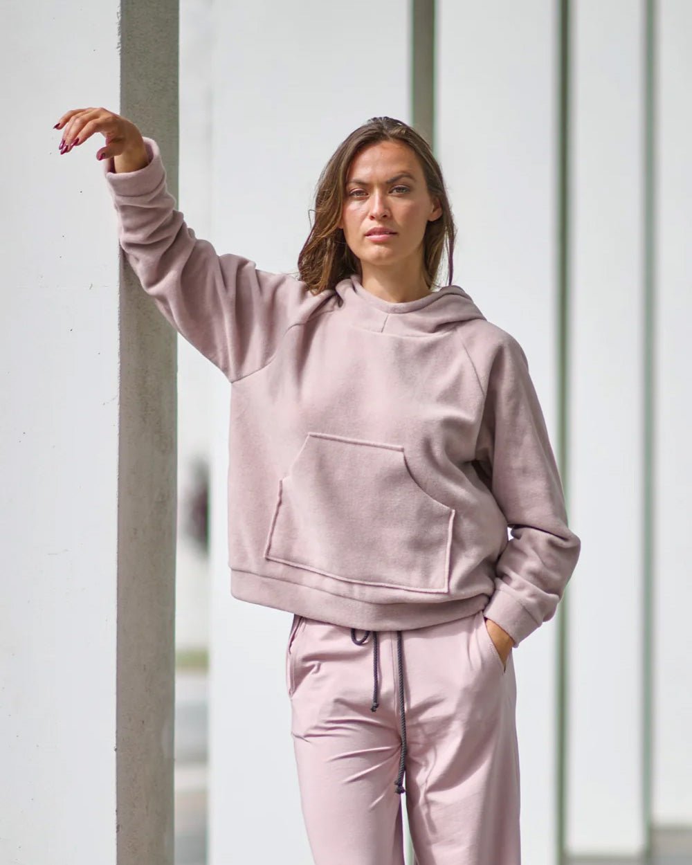 Henriette Cozy Fleece Hoodie | Dusty Rose - pirkko. HENRIETTE STEFFENSEN