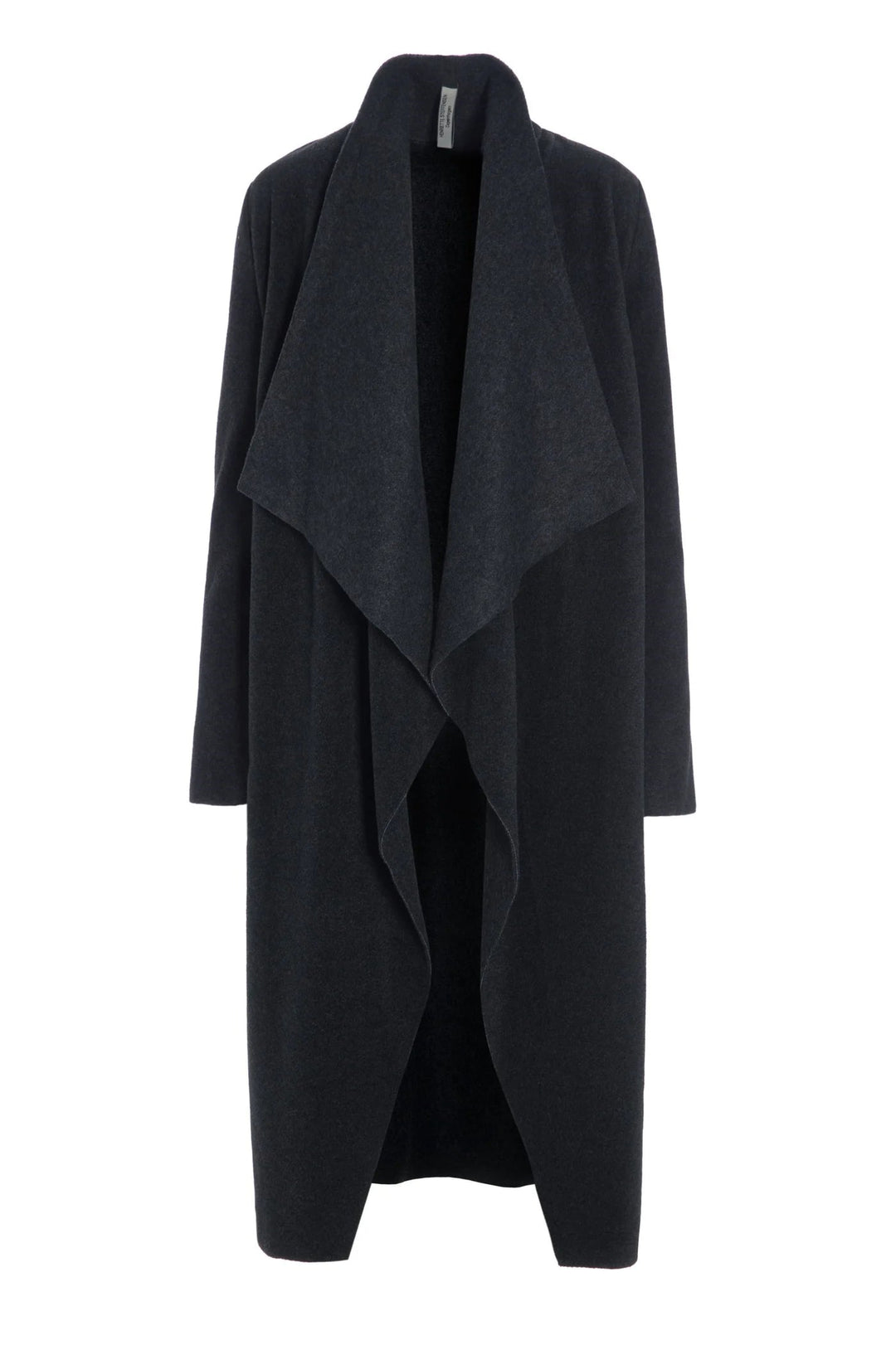 Henriette Cozy Long Fleece Cardigan | Soft Black - pirkko. HENRIETTE STEFFENSEN