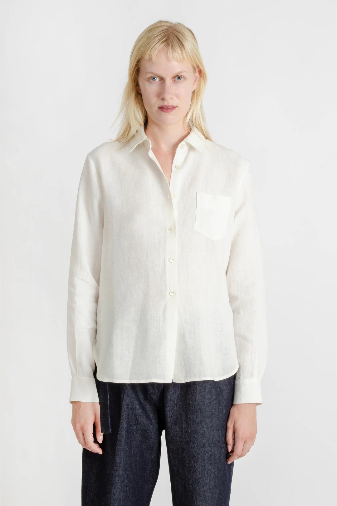 Jan M Comi Heavy Weight Linen Shirt - pirkko. Jan Machenhauer