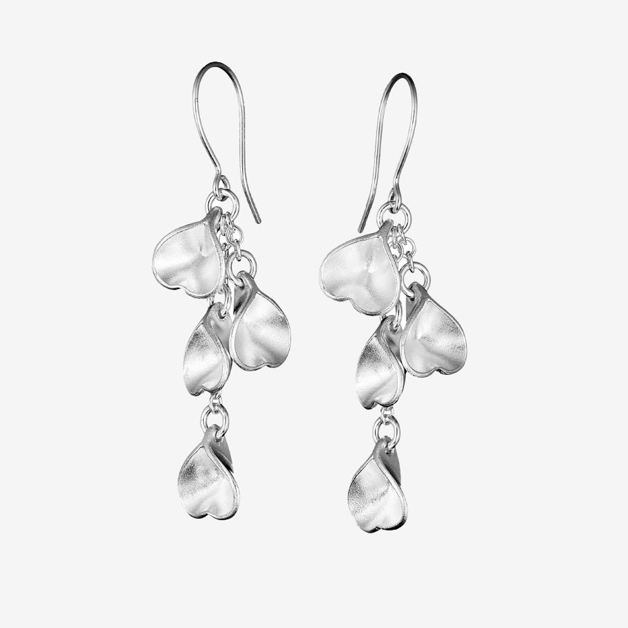 Kalevala | Eira Heart Earrings, Long - pirkko. JEWELRY