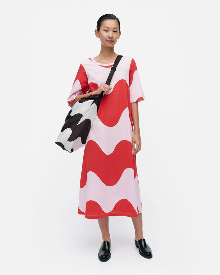 Lokaali Lokki Cotton Jersey Dress - pirkko. Marimekko