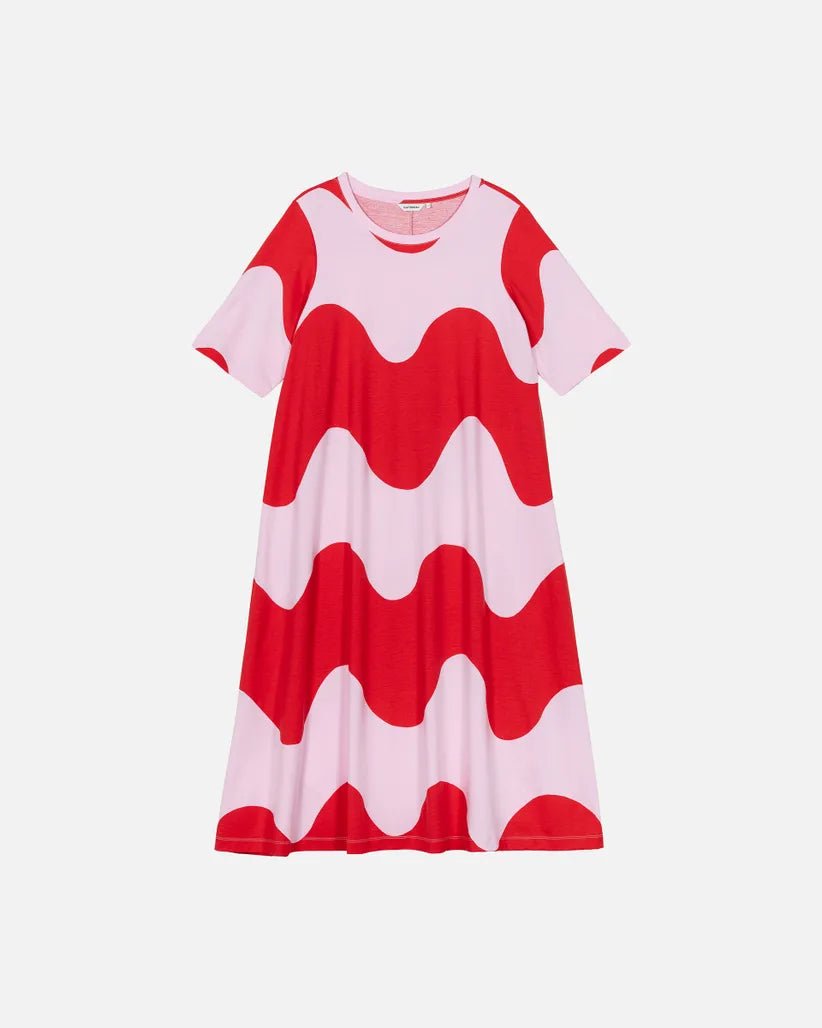 Lokaali Lokki Cotton Jersey Dress - pirkko. Marimekko