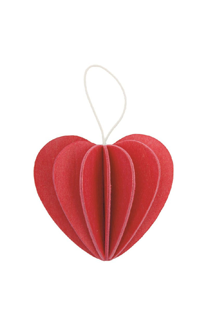 Lovi Heart 4.5 cm, Bright Red - pirkko. LOVI