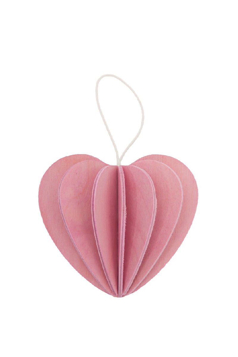 Lovi Heart 4.5 cm, Light Pink - pirkko. LOVI