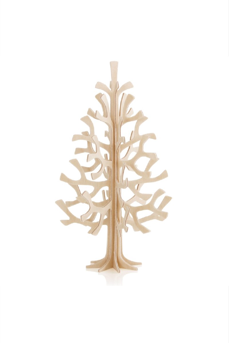 Lovi Spruce Tree 14 cm / 5.5" , Natural Wood - pirkko. LOVI