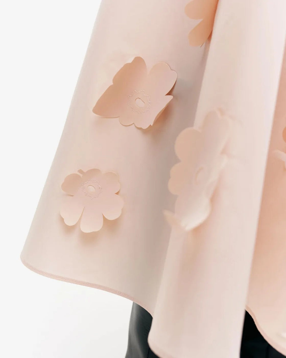 Marimekko | Kumarrus Unikko Tafetta Skirt | Light Pink - pirkko. Marimekko