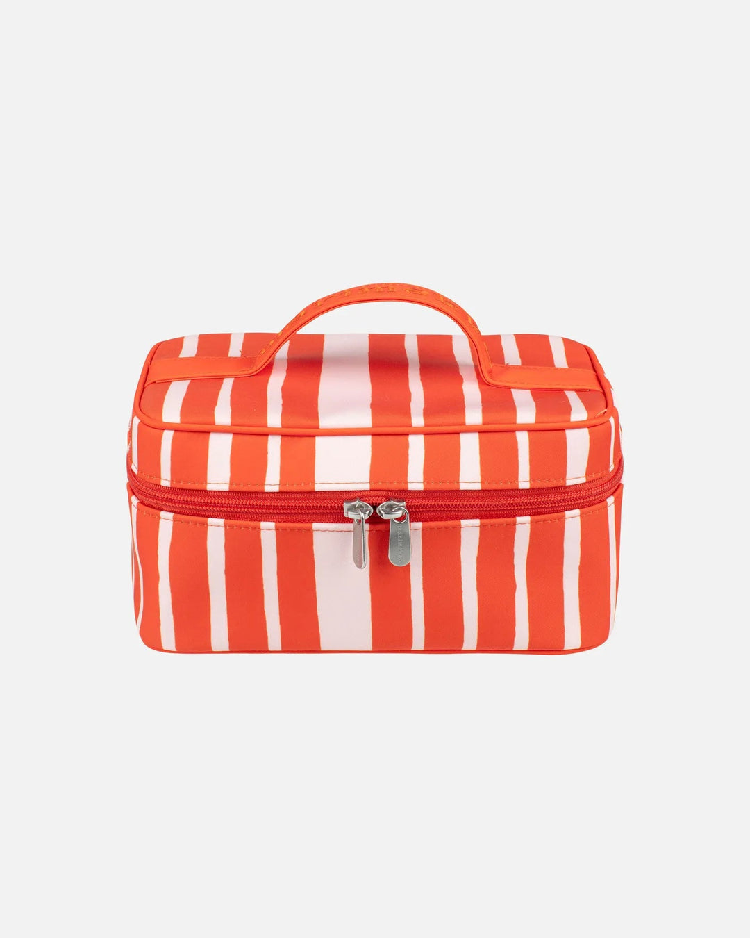 Marimekko | Tuttu Raide Cosmetic Bag | Orange, Light Pink - pirkko. Marimekko