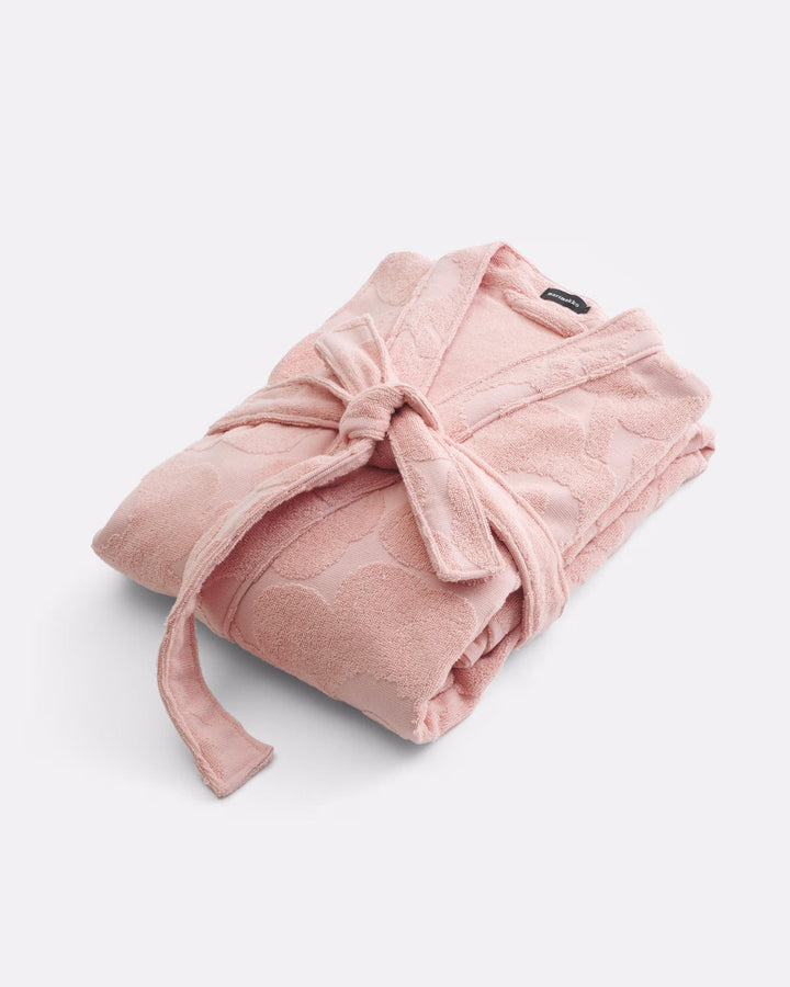 Marimekko | Unikko Cotton Terry Bathrobe, Pink Powder - pirkko. Marimekko