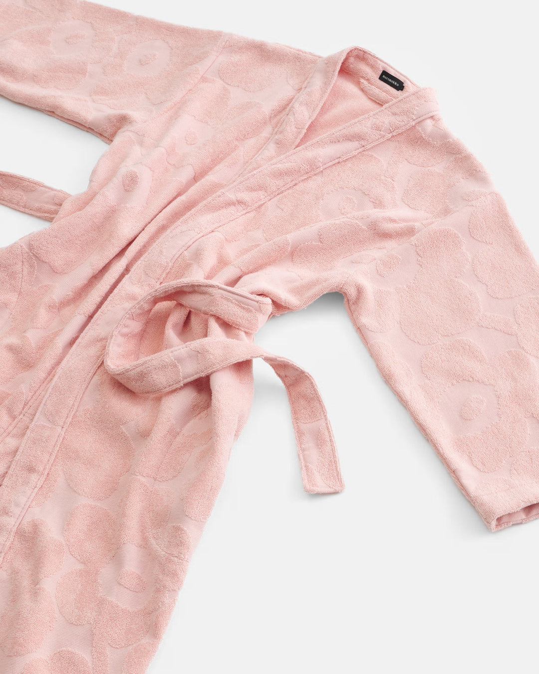 Marimekko | Unikko Cotton Terry Bathrobe, Pink Powder - pirkko. Marimekko