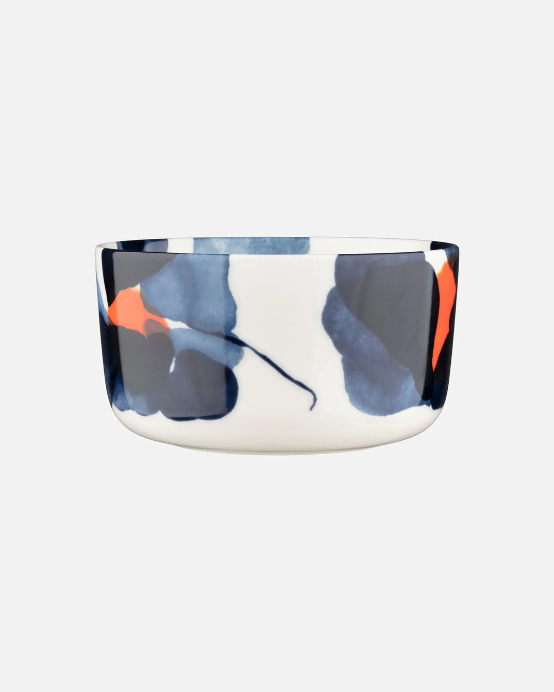 Marimekko | Valssi Bowl | 17 oz | White, Blue, Orange - pirkko. Marimekko