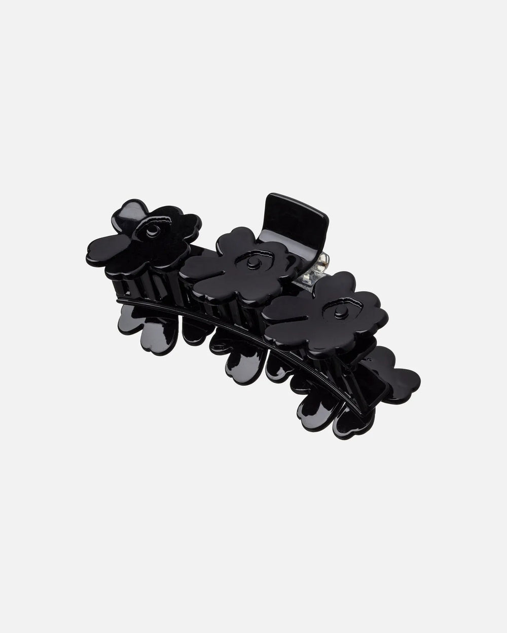 Mini Unikko Hair Clip | Black - pirkko. Marimekko