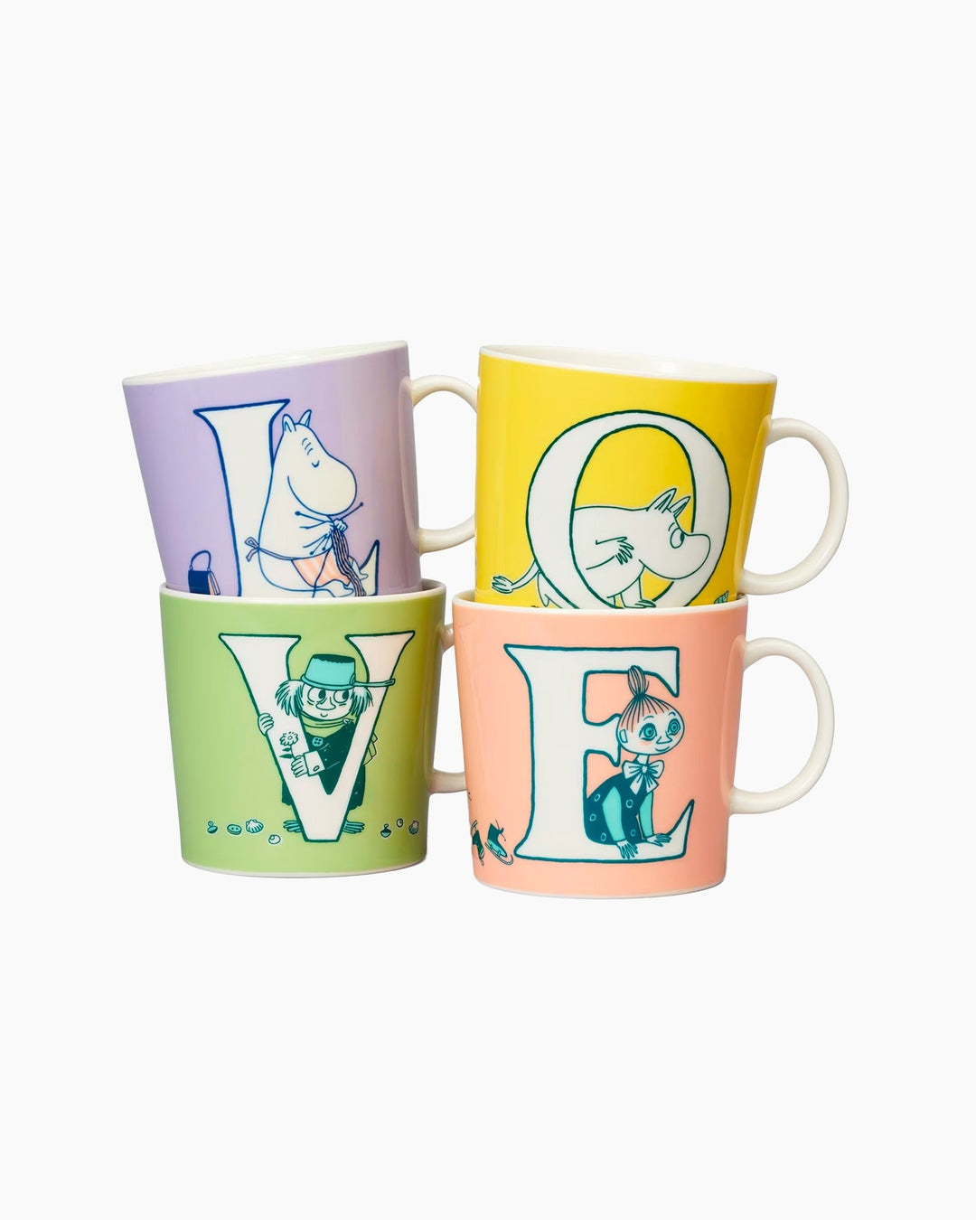 Moomin Alphabet Mug 13.5 oz, O - pirkko. IITTALA