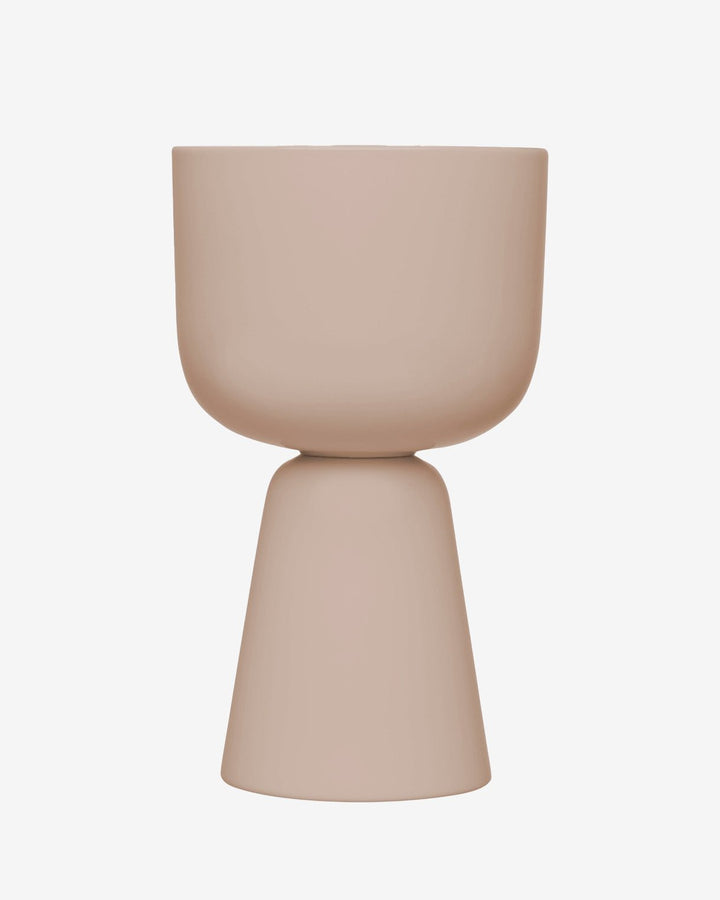 Nappula Plant Pot Tall, Beige - pirkko. iittala