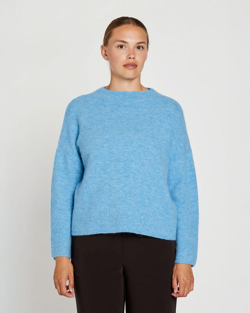 PBO | Svera Knit Sweater | Sky Blue - pirkko. PBO