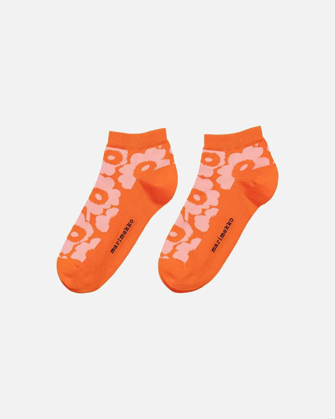 Rasu Unikko Socks, Orange/Pink - pirkko. Marimekko