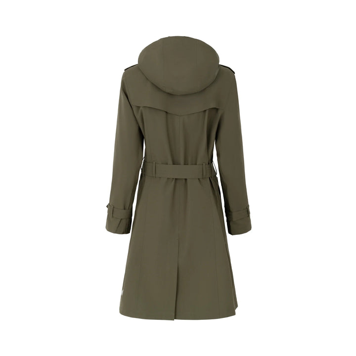 Regn | Gill Trench Raincoat | Olive - pirkko. Regn