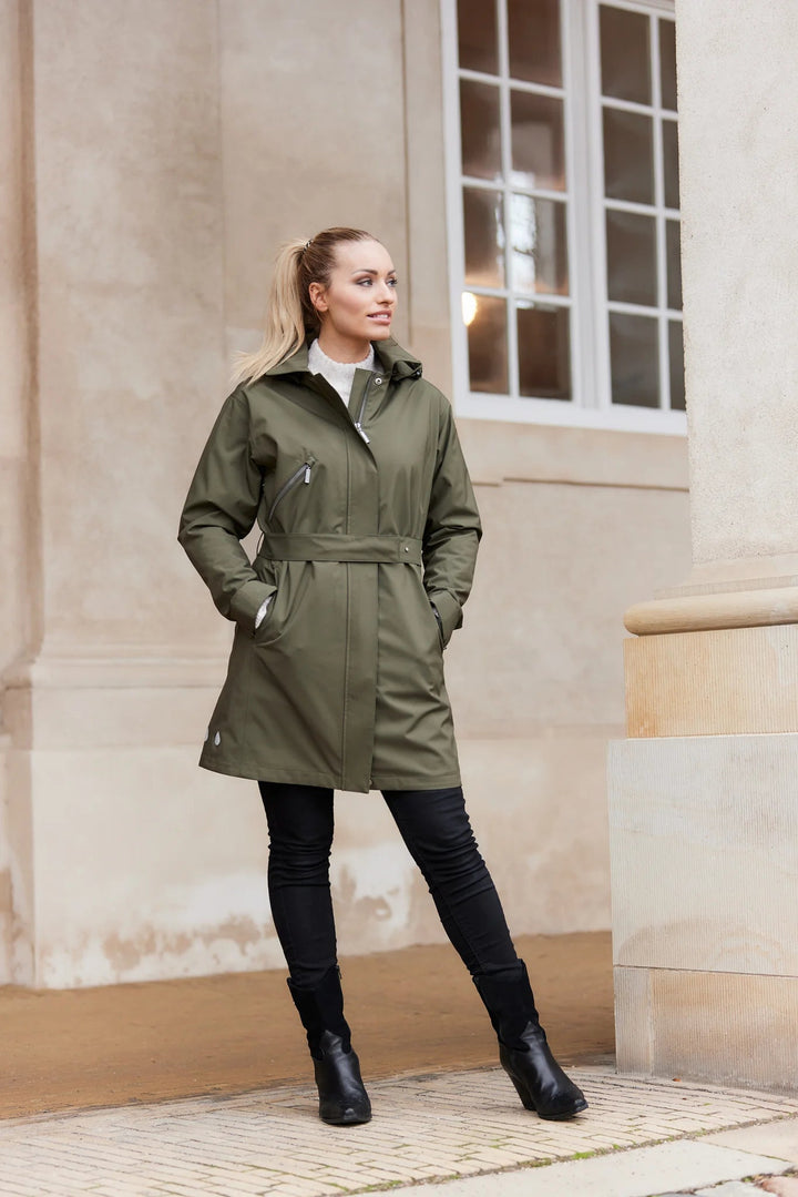 Regn | Grace Raincoat | Olive - pirkko. Regn