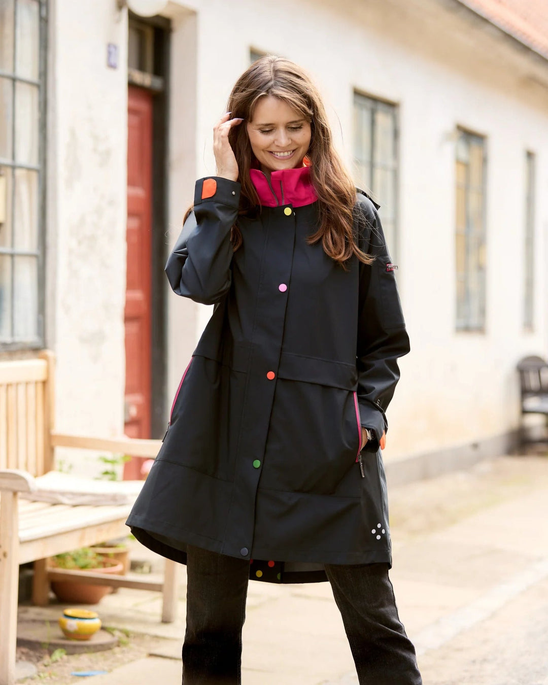 Regn | Hailey Raincoat | Black - pirkko. Regn