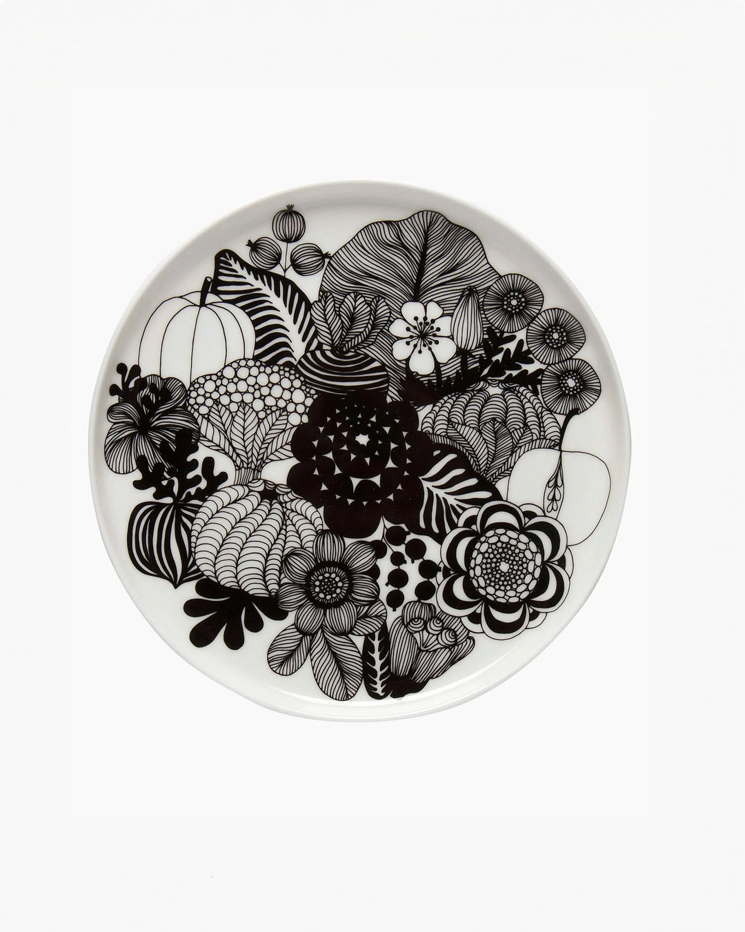 Siirtolapuutarha Plate Flowers 8" - pirkko. Marimekko