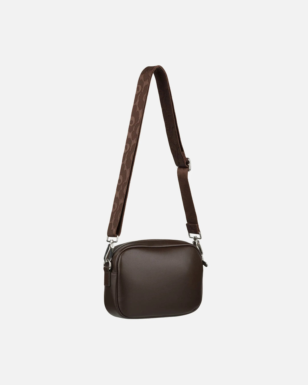 Soft Gratha Leather Shoulder Bag | Brown - pirkko. Marimekko