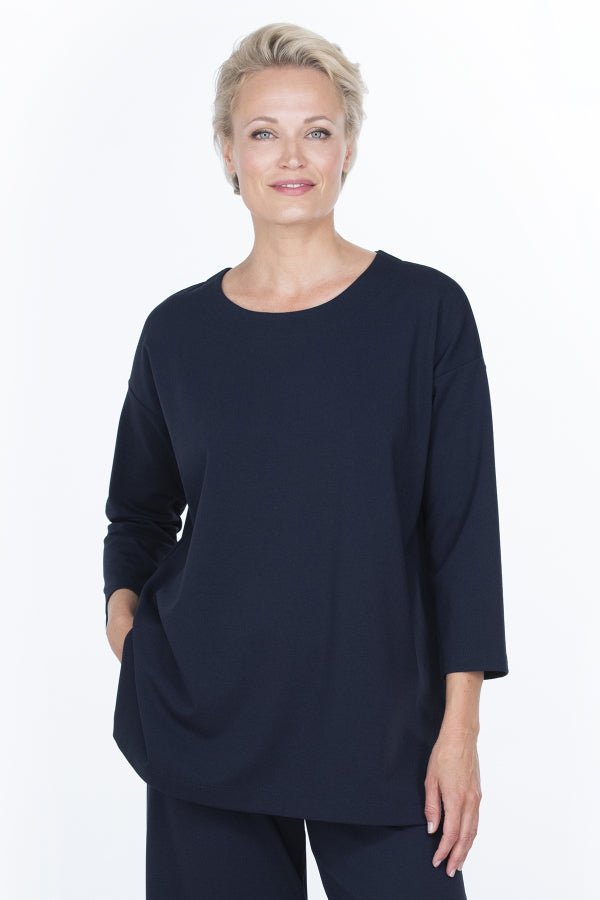 Spero Viscose Jersey Tunic, Dark Navy XS, L - pirkko. Falla Finland