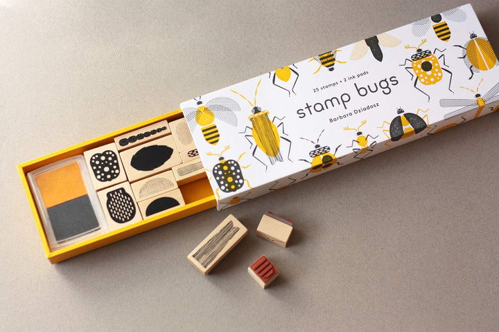 Stamp Bugs, 25 stamps + 2 Ink Pads - pirkko. BOOKS & SUCH