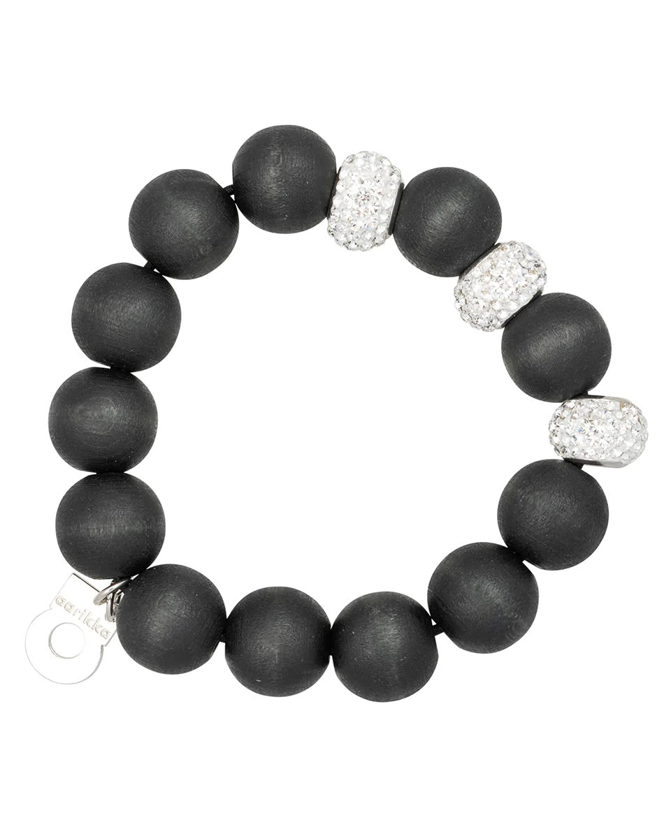 Tahtisade Bracelet, Black w/ Sparkle - pirkko. Aarikka