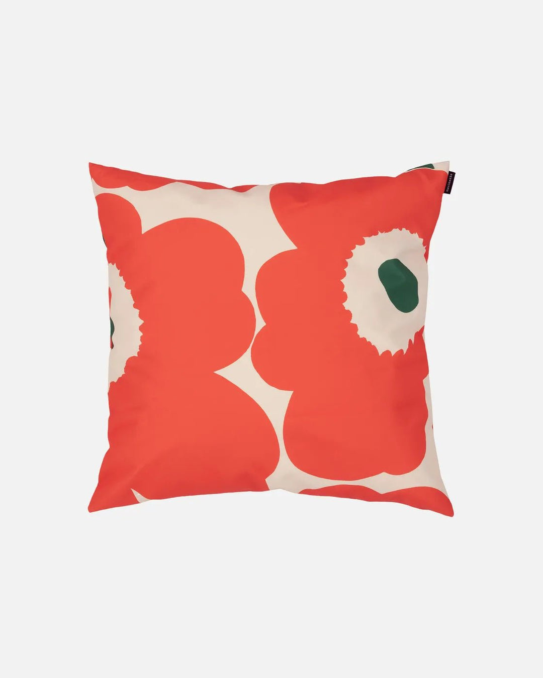 Unikko Outdoor Cushion Cover, Green/Orange 20 x 20 - pirkko. Marimekko